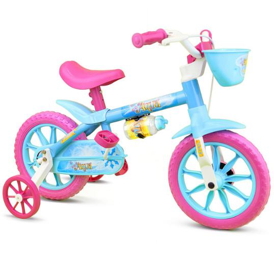 Bicicleta Infantil Nathor Feminina Acqua Aro 12