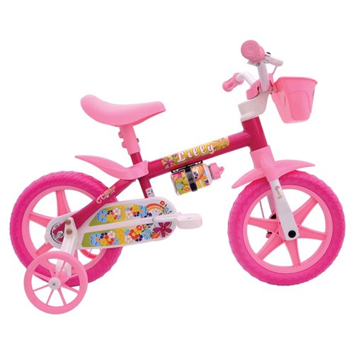 Bicicleta Infantil Nathor Lilly Flower Aro 12