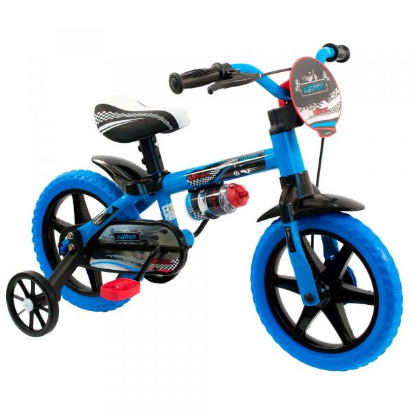 Bicicleta Infantil Nathor Veloz Quadro de Aço Aro 12 PVC - Swell Bikes