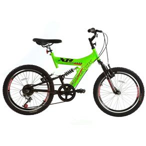 Bicicleta Infantil Quadro em Aço Carbono Xr 20 Track Bikes - Verde e Preto - Selecione=Verde/preto