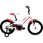 Bicicleta Infantil Tito Bike Mountain Bike Aro 16 - Branco e Vermelho