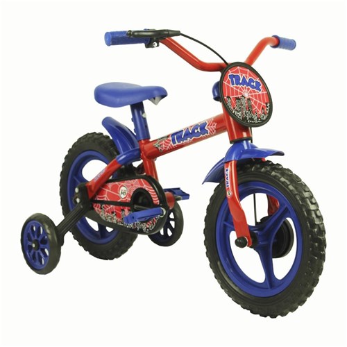 Bicicleta Infantil Track & Bikes Aro 12 Arco Íris - Azul/Vermelho