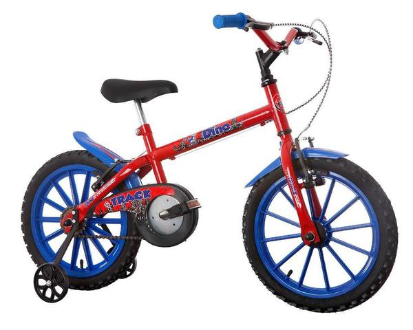 Bicicleta Infantil Track Bikes Dino Aro 16 Vermelha