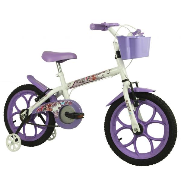 Bicicleta Infantil Track Bikes Pinky, Branco, Aro 16 - Track Bikes