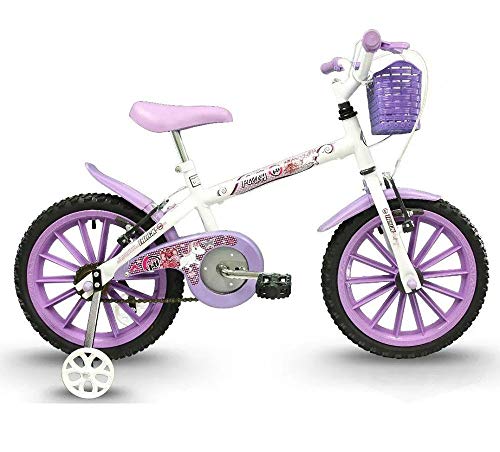 Bicicleta Infantil Track Bikes Pinky, Branco, Aro 16
