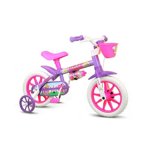Bicicleta Infantil Violet Aro 12 - Nathor