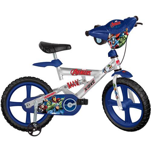 Bicicleta Infantil X-Bike Avengers Aro 14 - Brinquedos Bandeirante