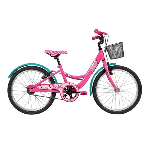 Bicicleta Infanto Juvenil Barbie Aro 20 Rosa Caloi
