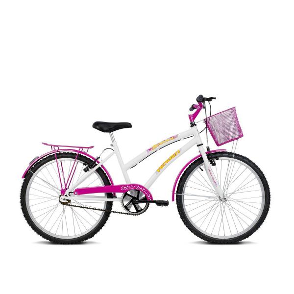 Bicicleta Juvenil Aro 24 Verden Bikes Breeze - Branca e Pink
