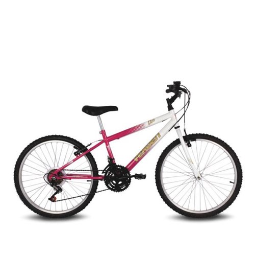 Bicicleta Juvenil Aro 24 Verden Bikes Live - Branca e Pink