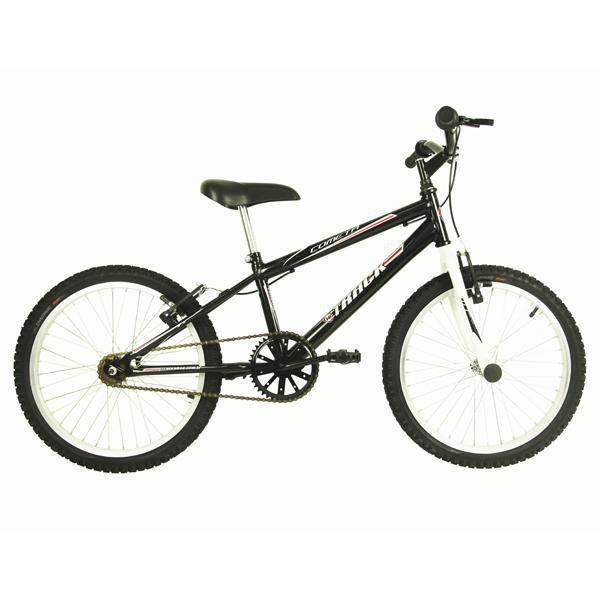 Bicicleta Juvenil Cometa Aro 20 Preta/Branca TRACK e BIKES - Track & Bikes