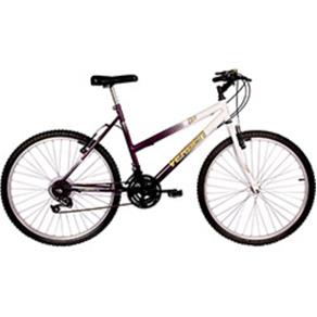 Bicicleta Live Aro 26 18V Branca/Violeta - Verden