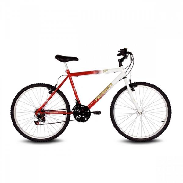 Bicicleta Live Aro 26 Branca/vermelha - Verden