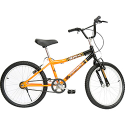 Bicicleta Masculina Monark BMX Aro 20 Laranja/Preto