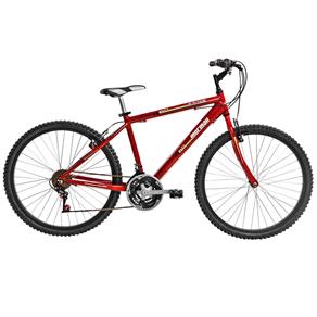 Bicicleta Mormaii Aro 26' Alumínio B-Range 2011746 Alumínio com 21 Marchas - Vermelha