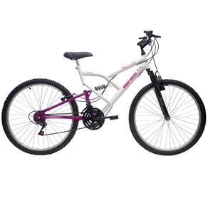Bicicleta Mormaii Aro 26 Fantasy Full - Branco/Rosa