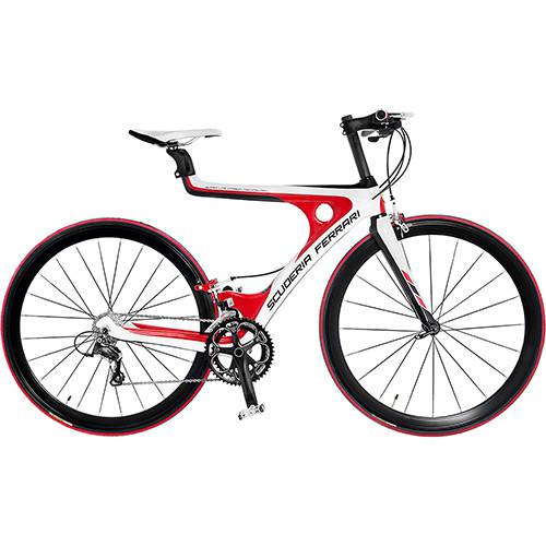 Tudo sobre 'Bicicleta Mountain Bike Ferarri MTB Touring Carbono Aro 26 18 Marchas - Branca/Vermelha'