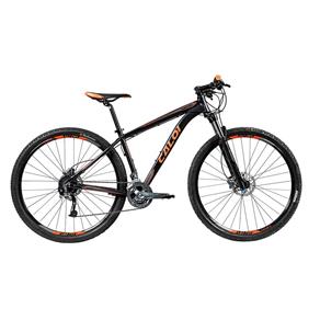 Bicicleta MTB Caloi Moab Aro 29 - Susp Dianteira - Quadro Alumínio 19" - 27 Velocidades - PRETO