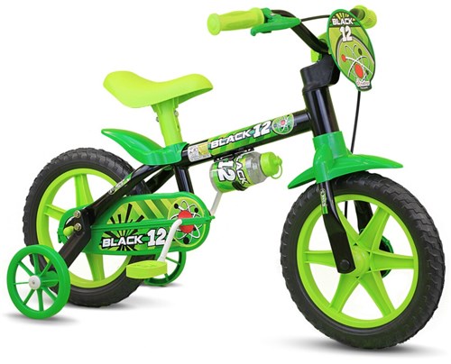 Bicicleta Nathor Aro 12 Infantil Black 12