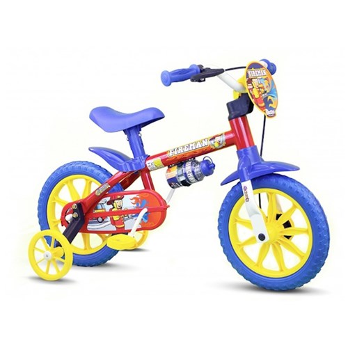 Bicicleta Nathor Aro 12 Infantil Fireman