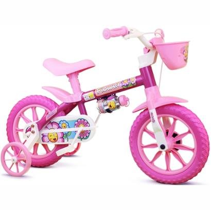 Bicicleta Nathor Flower Aro 12 Infantil