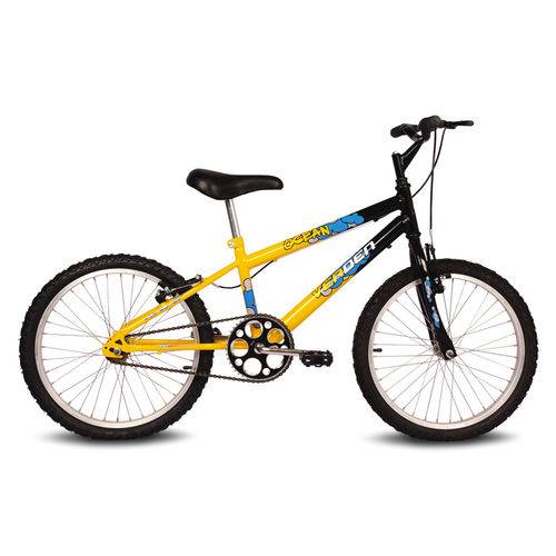 Bicicleta Ocean - Aro 20 - Preto e Amarelo - Verden Bikes