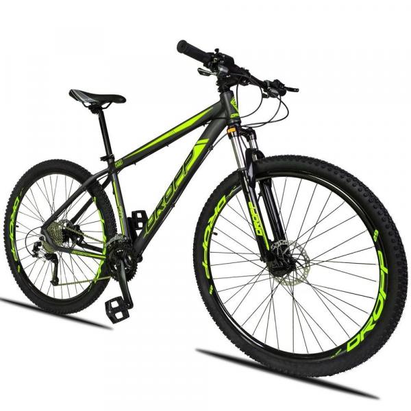 Bicicleta Quadro 15 Aro 29 Alumínio 27v Marchas Freio Disco Hidráulico R3 2019 - Dropp