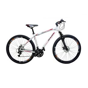 Bicicleta RINO Atacama Câmbios Shimano Aro 29 Freio a Disco 21v - Cor: Branco - Tamanho: 17