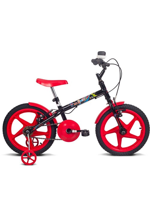 Bicicleta Rock Vermelha - Aro 16