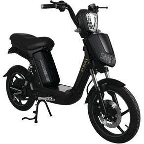 Bicicleta Scooter Elétrica Modelo SMARTY Cor Preta - Preto