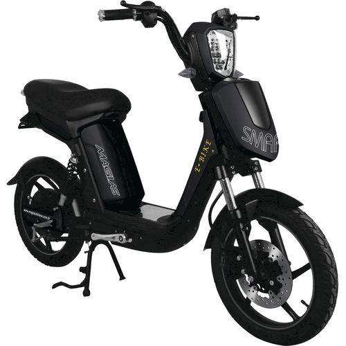 Tudo sobre 'Bicicleta Scooter Elétrico Modelo SMARTY Cor Preta'