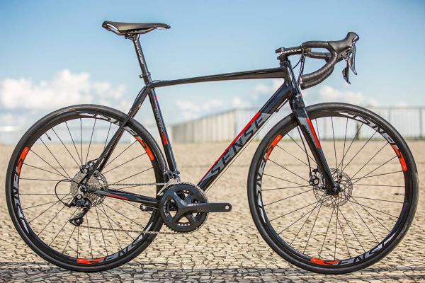 Bicicleta Speed 700 Sense Criterium Sora 2018 Pto/verm T 53