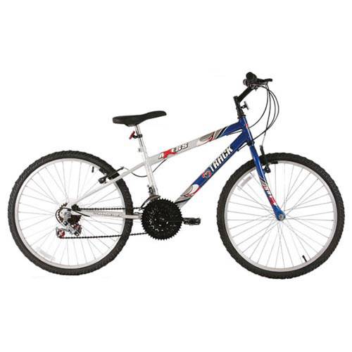 Bicicleta Track & Bikes Axess Aro 24 18 Marchas - Azul/Branco