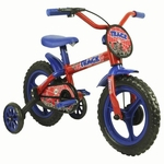 Bicicleta Track & Bikes Arco-Iris Infantil Aro 12 Vermelho/Azul