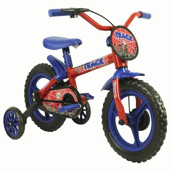 Bicicleta Track Bikes Arco-Iris Infantil Aro 12 Vermelho/Azul