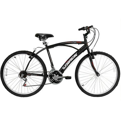 Bicicleta Track & Bikes Confort Bike Fast 100 Aro 26 21V - Preta