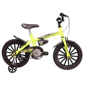 Bicicleta Track & Bikes Dino, Aro 16, Neon - Amarelo