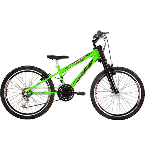 Bicicleta Track & Bikes Down Hill Dragon Fire 18V Aro 24 Verde Neon