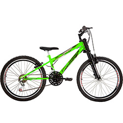 Bicicleta Track & Bikes Down Hill Dragon Fire 18V Aro 24 Verde Neon