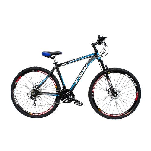 Bicicleta Tsw Câmbios Shimano Aro 29 Freio a Disco 21v - Azul - Quadro 15