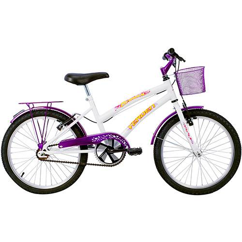 Bicicleta Verden Infantil Aro 20 Lilás