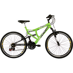 Bicicleta Verden Inspire Full Suspension Aro 26 - 21V Verde/Preta