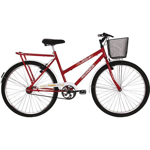 Bicicleta Verden Jolie Aro 26 com Cargueira - Vermelho