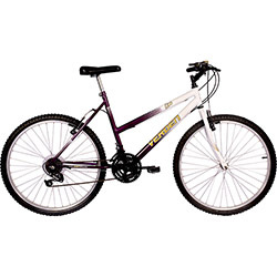 Bicicleta Verden Live Aro 26 18V Branco/Violeta
