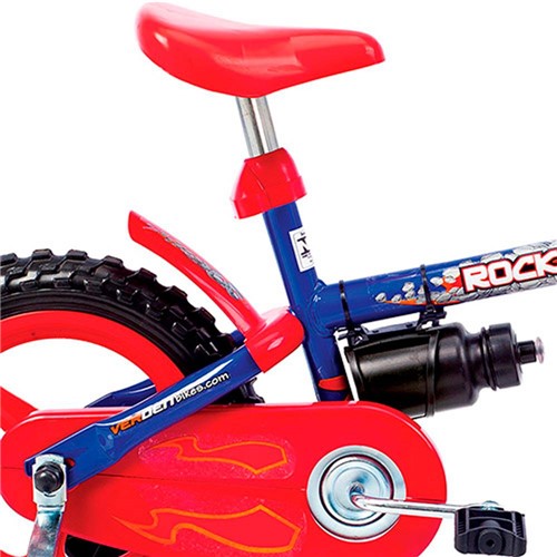 Bicicleta Verden Rock Aro 12" Azul / Vermelho Masculina Infantil