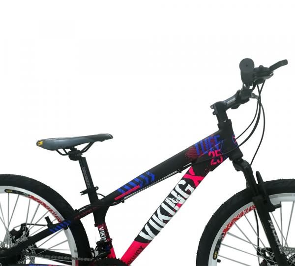 Bicicleta Vikingx Tuff 25 Freeride Aro 26 Freio Á Disco 21 M
