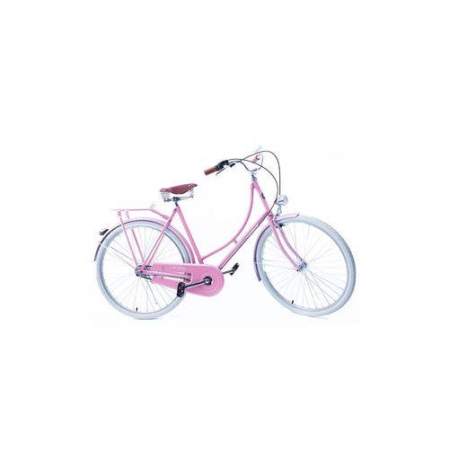 Bicicleta Vintage Retro Ícaro Plus Rosa com Marcha Nexus Shimano 3 Vel - Echo Vintage