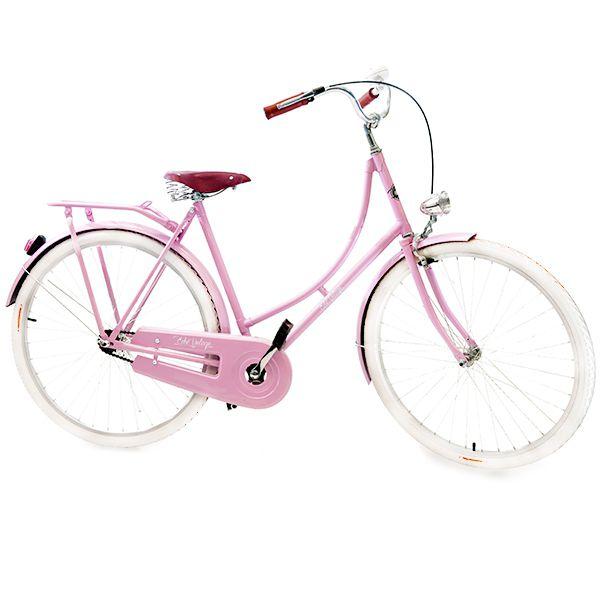 Bicicleta Vintage Retro Ícaro Plus Rosa com Marcha Nexus Shimano 3 Vel Echo Vintage