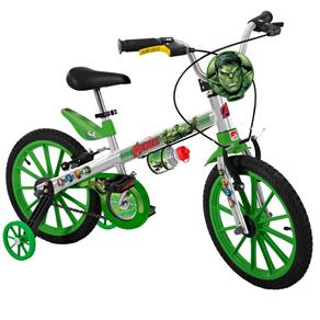 Bicicleta X-Bike Aro 16 - The Avengers - Hulk - Bandeirante
