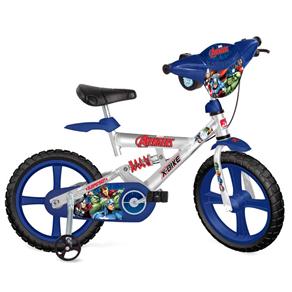 Bicicleta X-Bike Avengers Bandeirante - Aro 14 - Preta